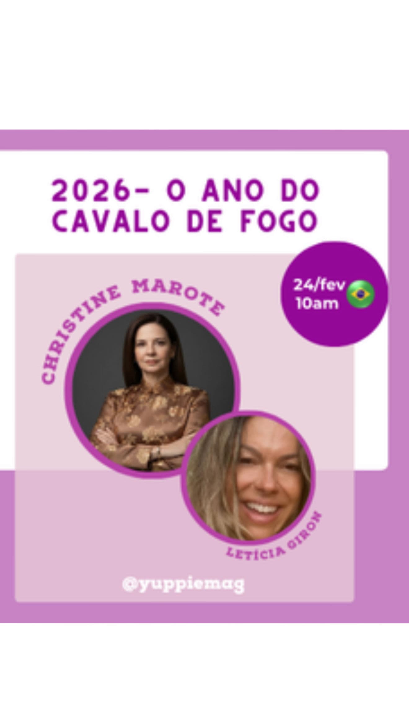 Convenção online da Yuppie Magazine